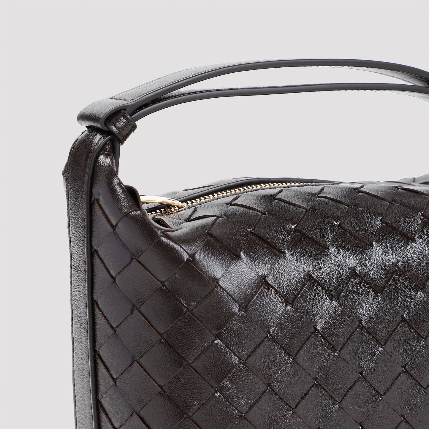 Bottega Veneta Mini Wallace Intreccio 15 Handbag Women