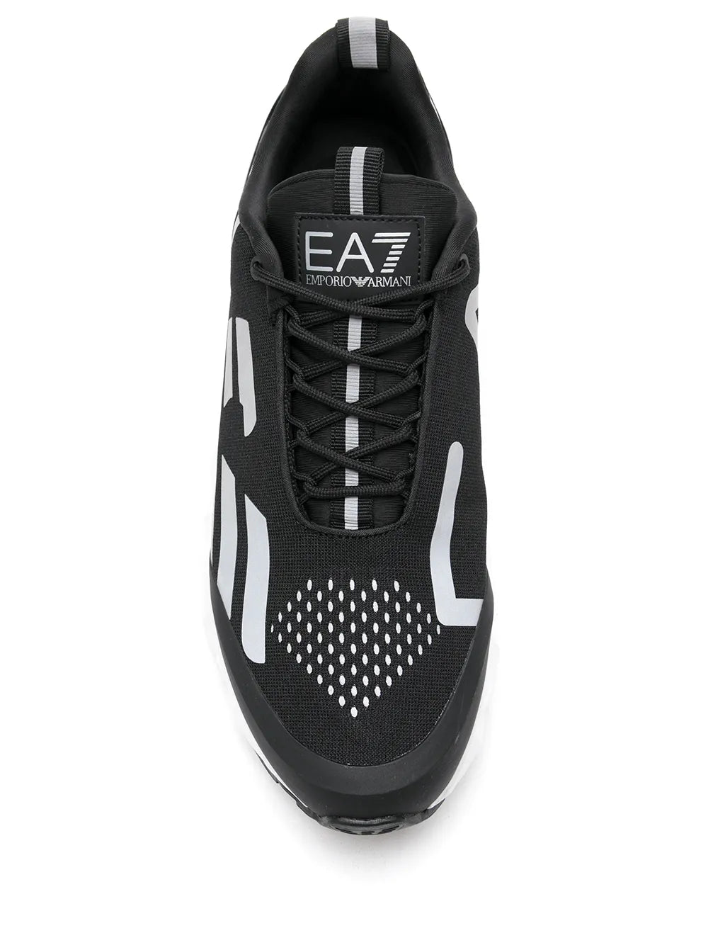 Ea7 Emporio Armani Side Logo-Print Low-Top Sneakers