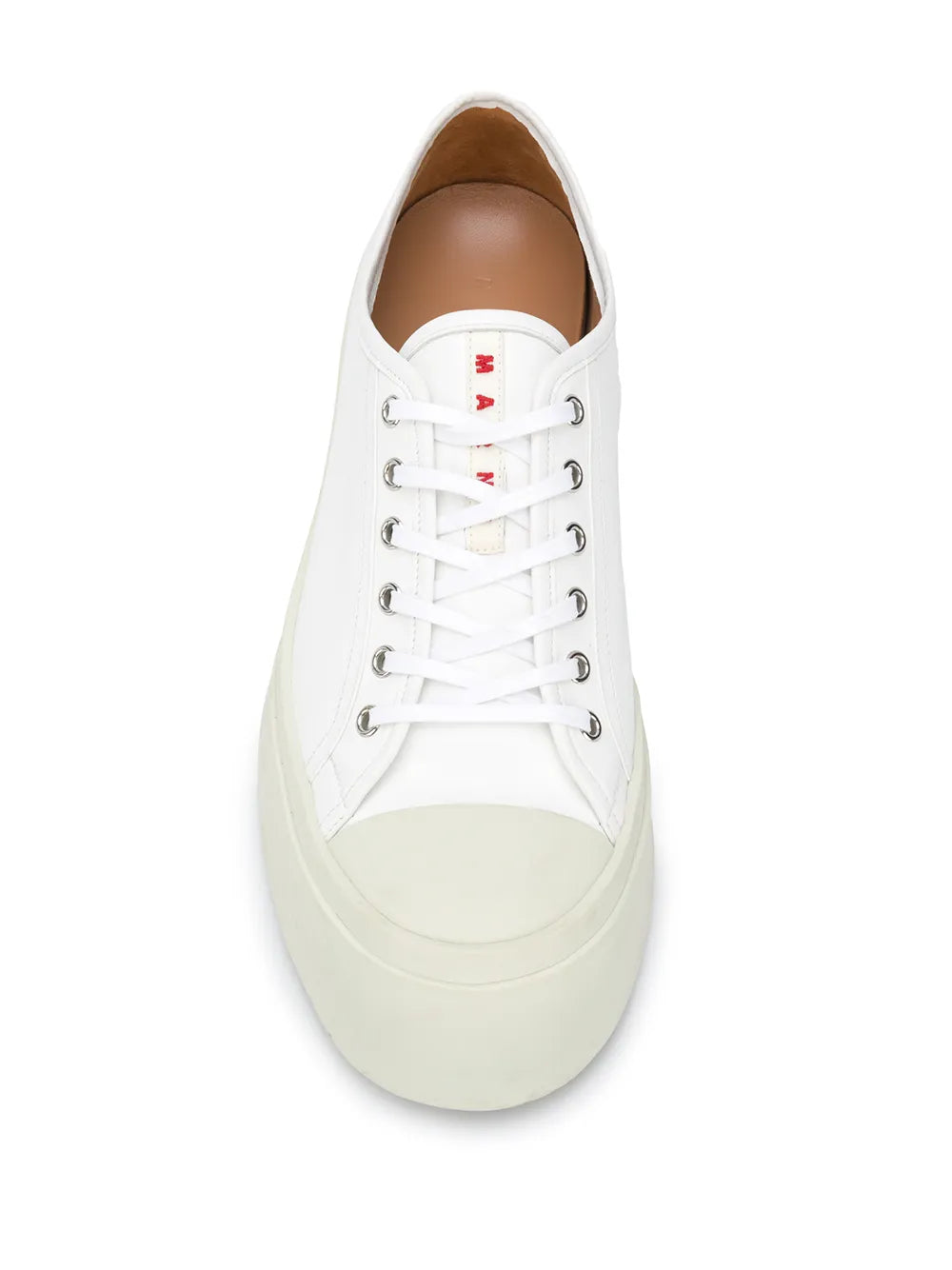 Marni Pablo Leather Flatform Sneakers