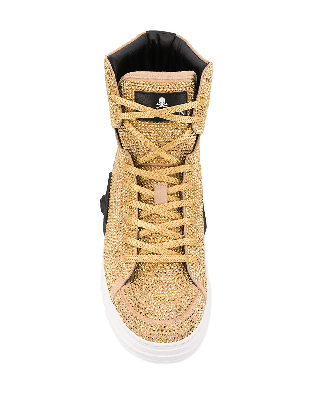 Philipp Plein Rhinestone-Embellished High-Top Sneakers