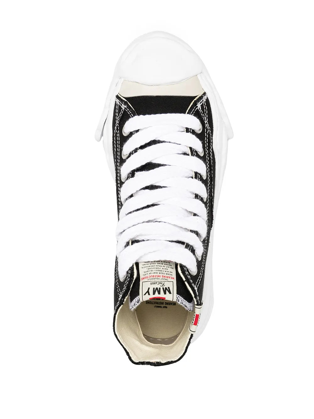 Maison Mihara Yasuhiro Logo Hi-Top Sneakers