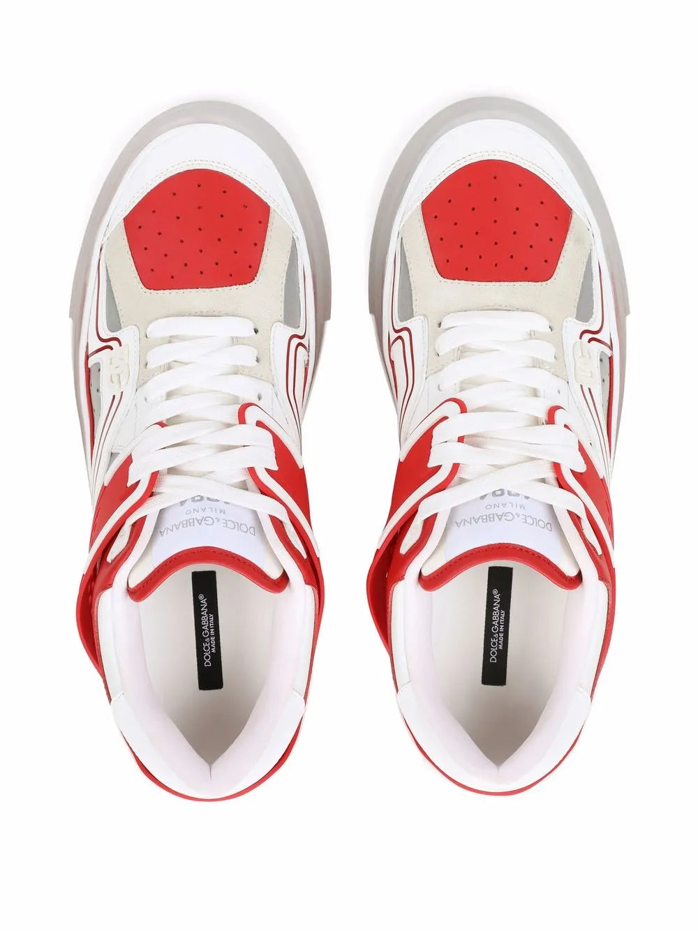 Dolce & Gabbana Transparent Cut-Out Sneakers