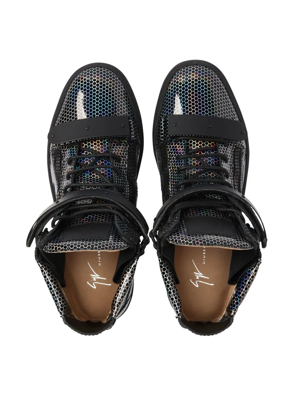 Giuseppe Zanotti Coby Double-Straps Mid-Top Sneakers