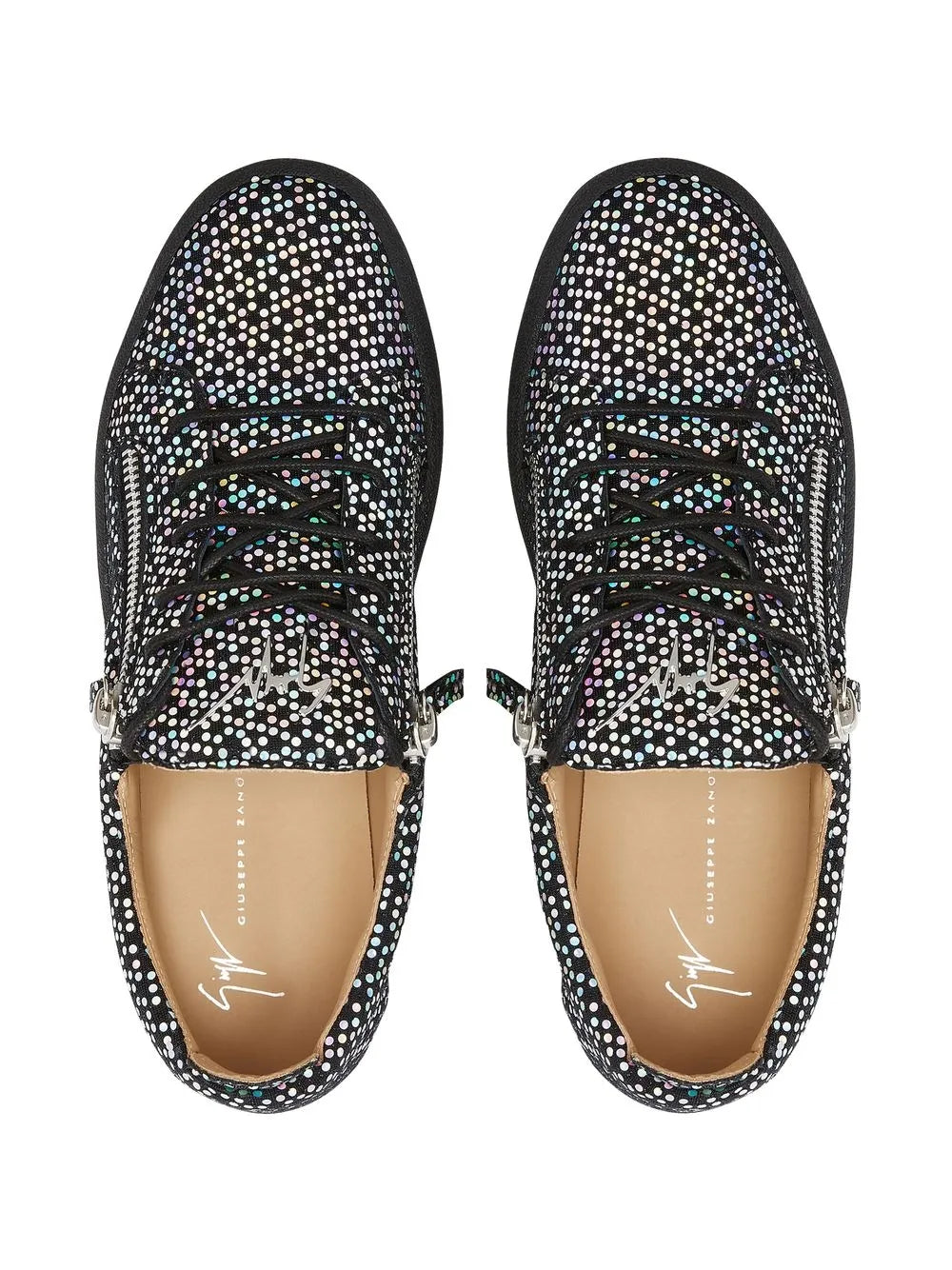 Giuseppe Zanotti Frankie Double-Zip Low-Top Sneakers