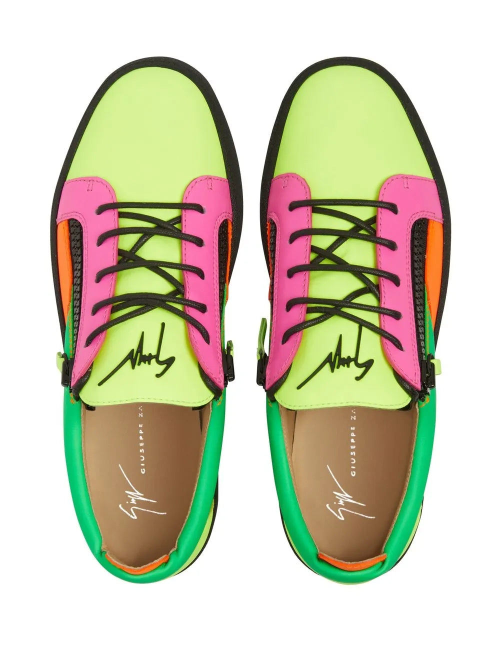 Giuseppe Zanotti Frankie Colourblock Low-Top Sneakers