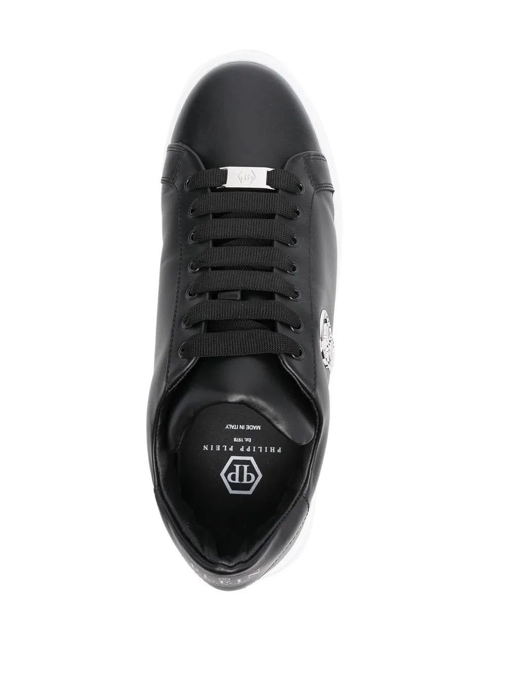 Philipp Plein Skull-Plaque Low-Top Sneakers