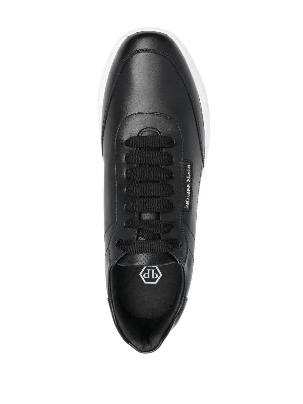 Philipp Plein Runner Leather Low-Top Sneakers