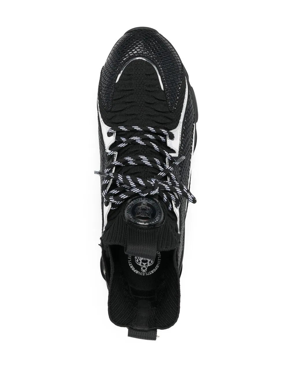 Plein Sport Panelled High Top Sneakers