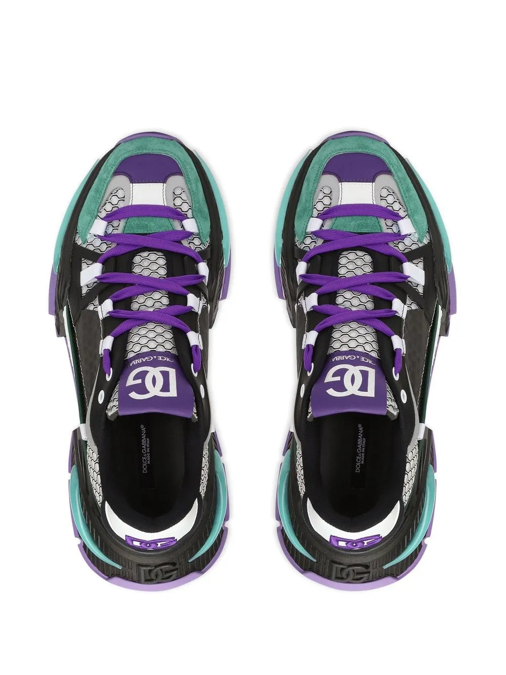 Dolce & Gabbana Airmaster Mixed-Material Sneakers