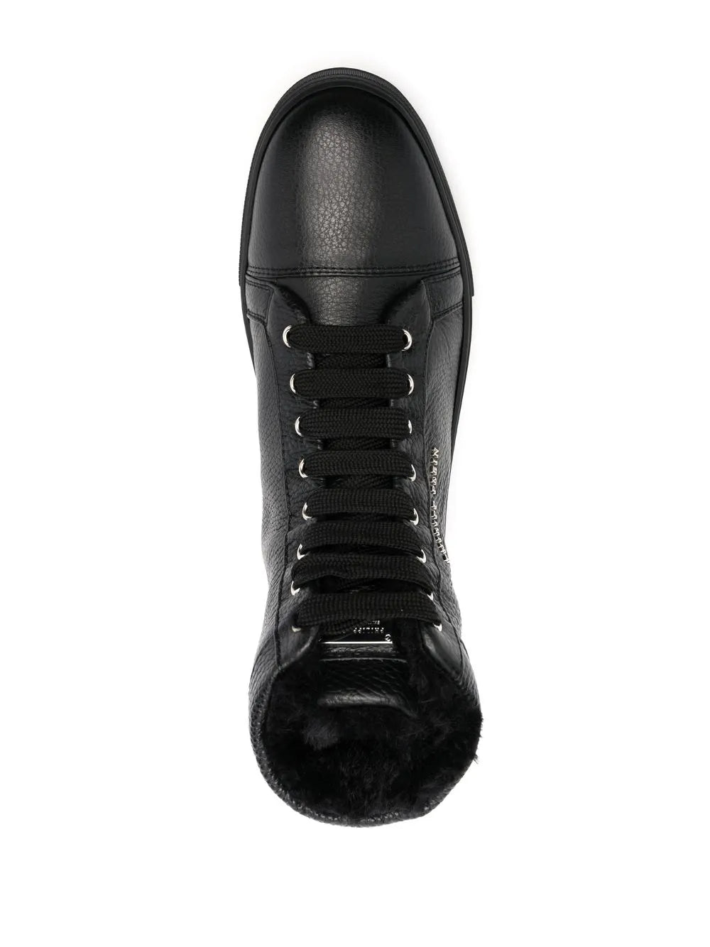 Philipp Plein Shearling Lined High-Top Sneakers