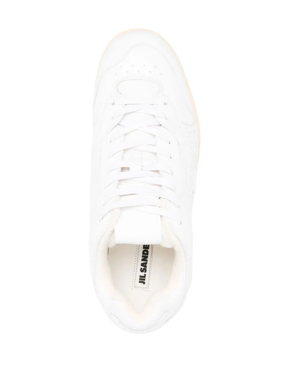 Jil Sander Panelled Low-Top Leather Sneakers