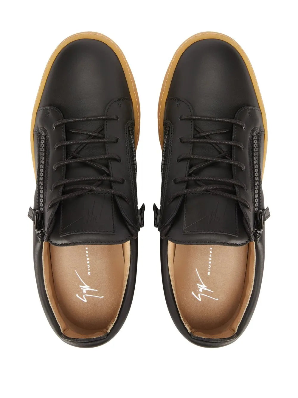 Giuseppe Zanotti Frankie Double-Zip Low-Top Sneakers