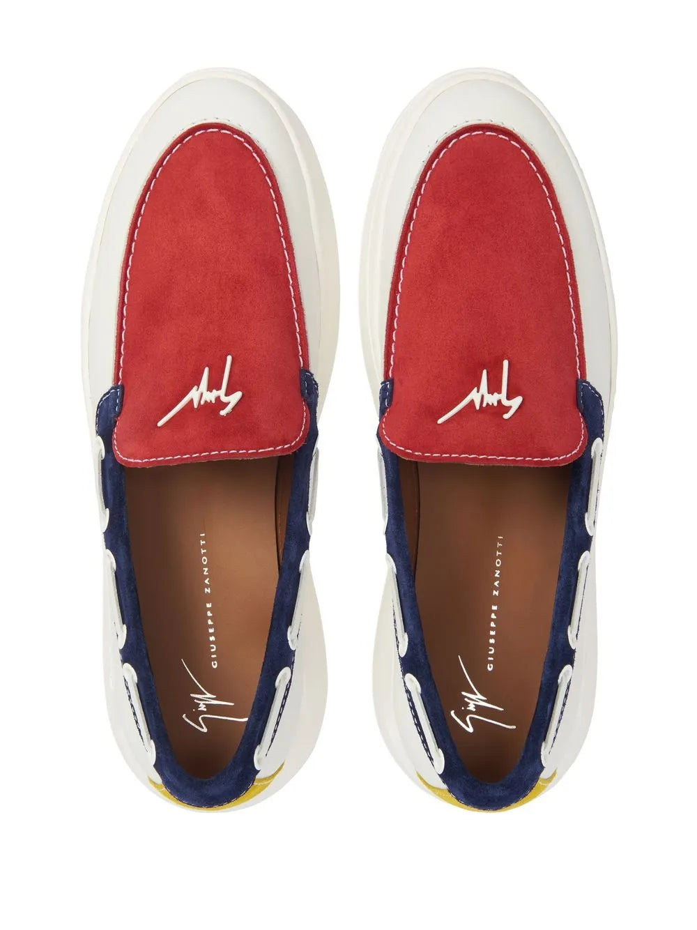Giuseppe Zanotti Conley String Colour-Block Sneakers
