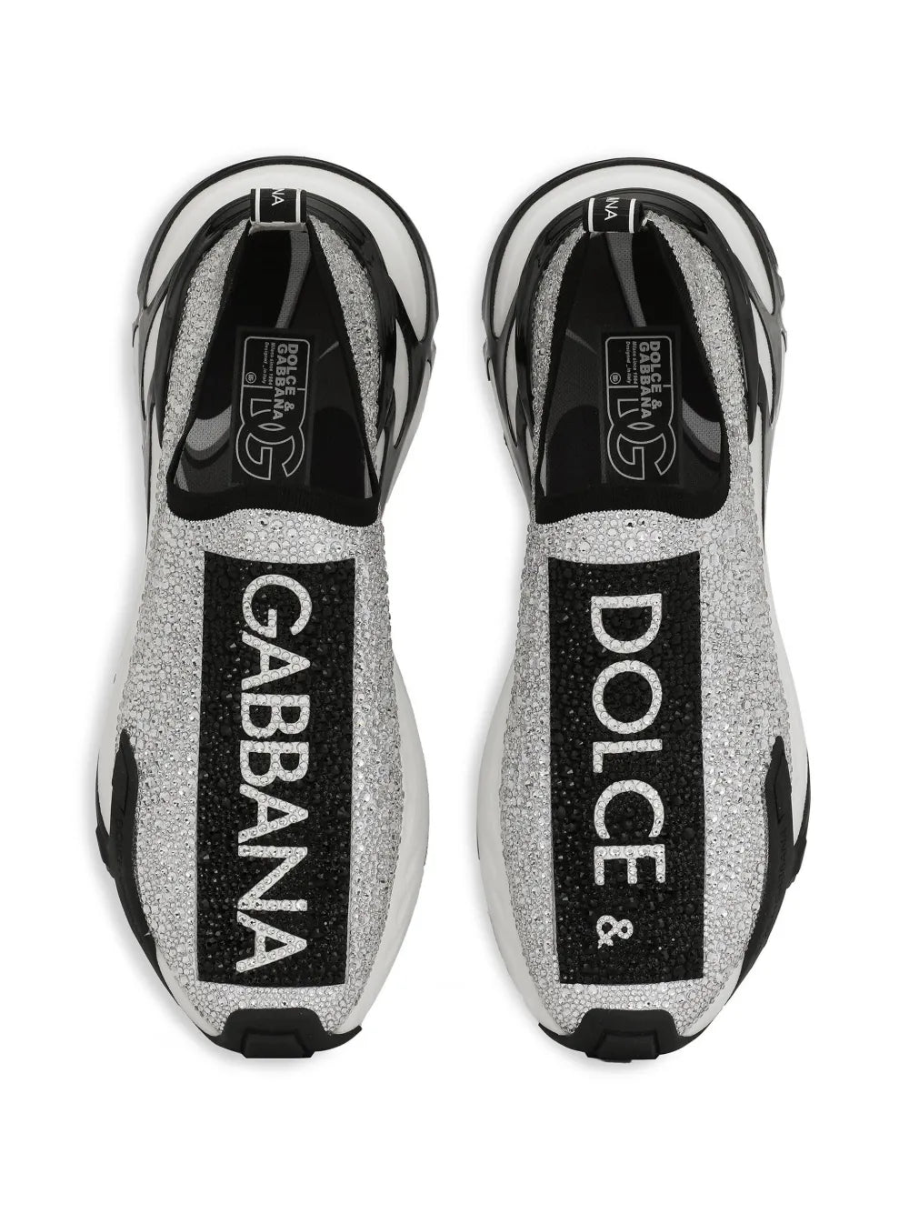 Dolce & Gabbana Fast Rhinestone-Embellished Sneakers