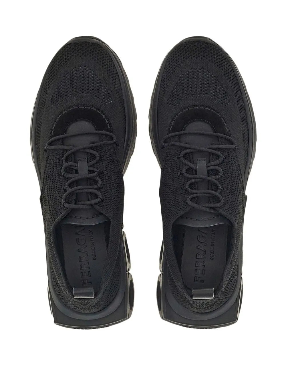 Ferragamo Knitted Running Sneakers