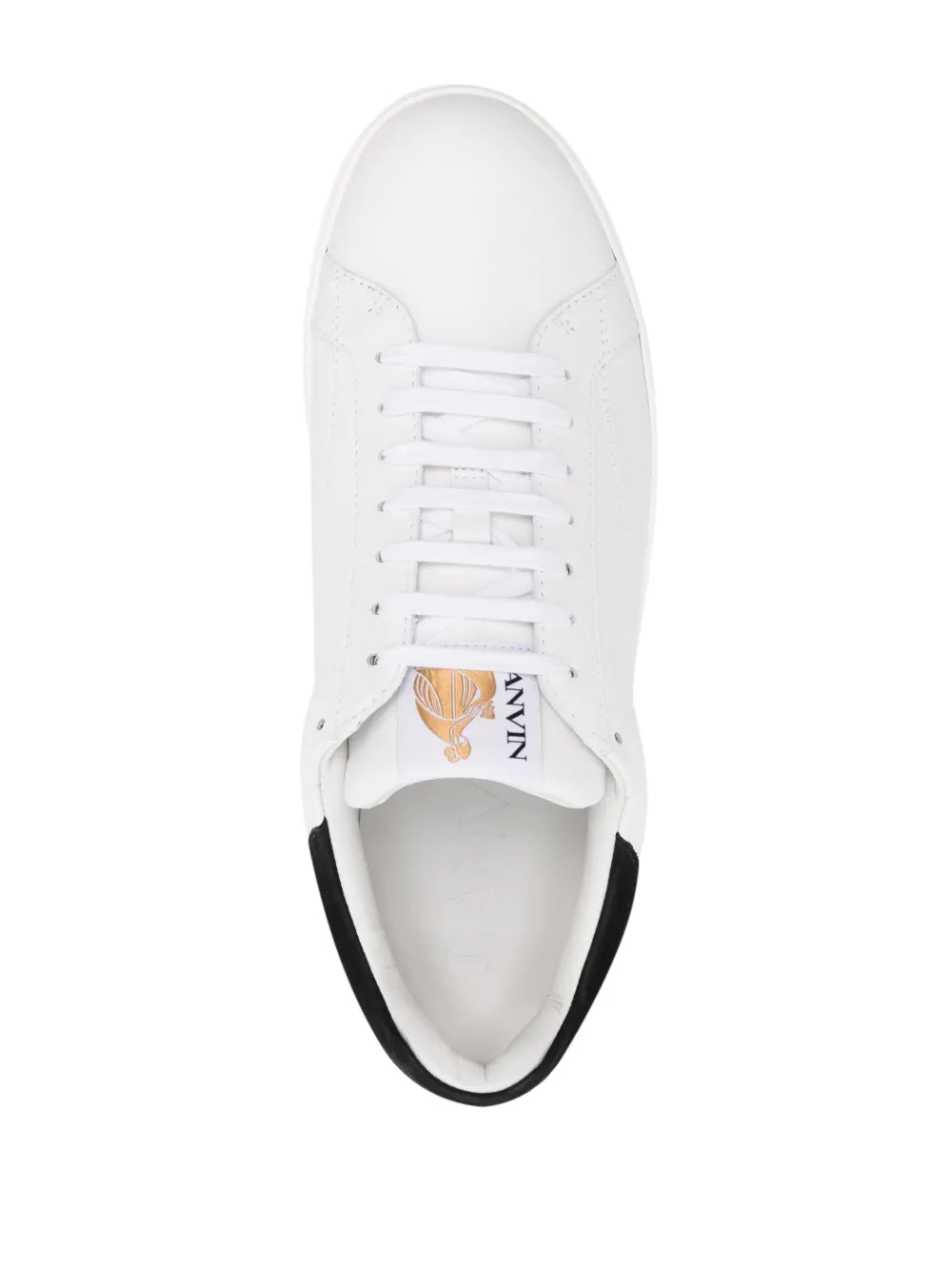 Lanvin Ddb0 Low-Top Leather Sneakers
