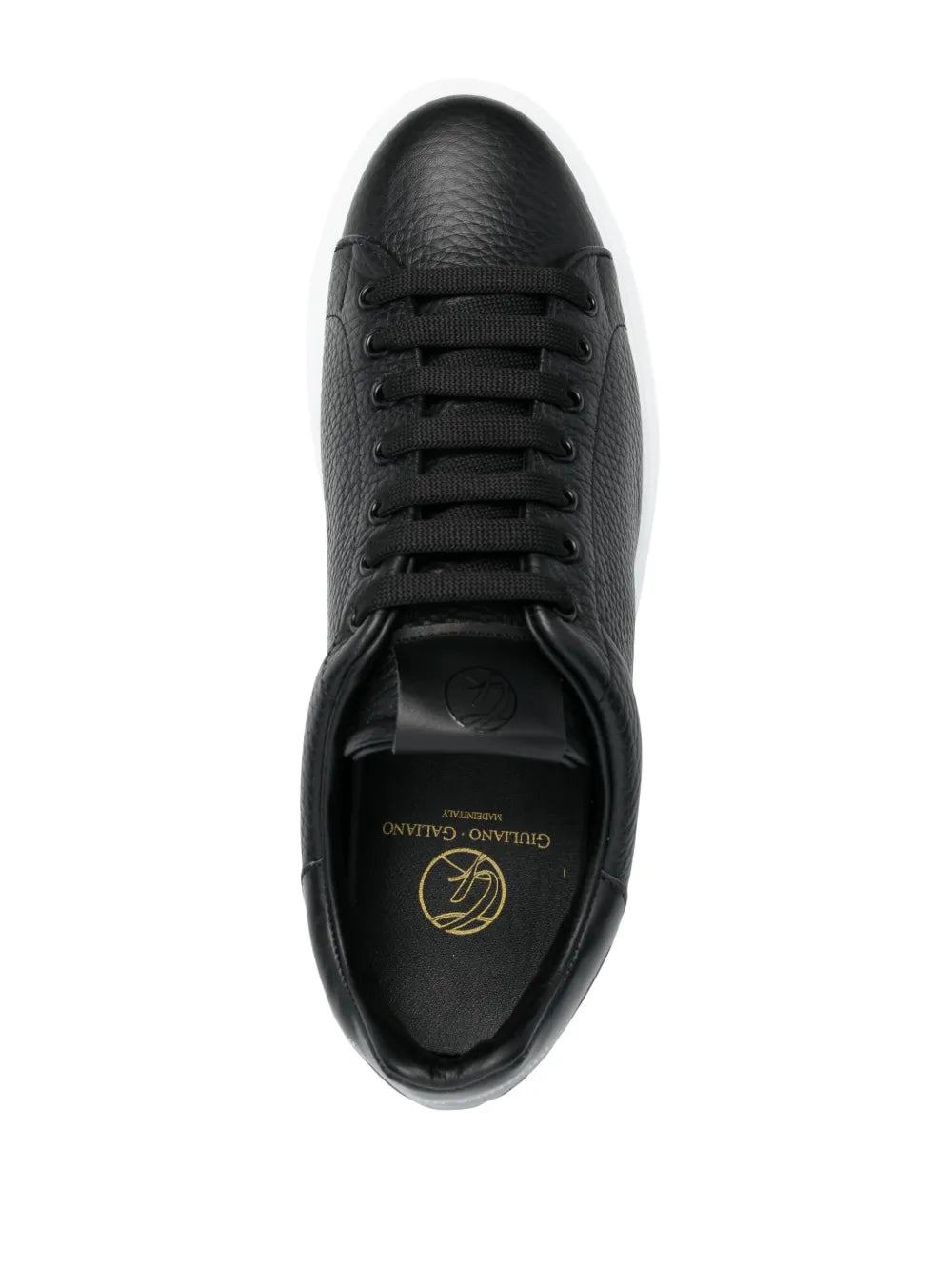 Giuliano Galiano Lace-Up Calf-Leather Sneakers