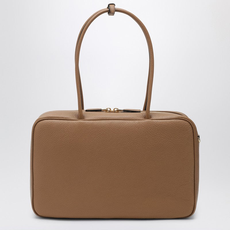 Prada Large Duffle Bag In Caramel Leather Women