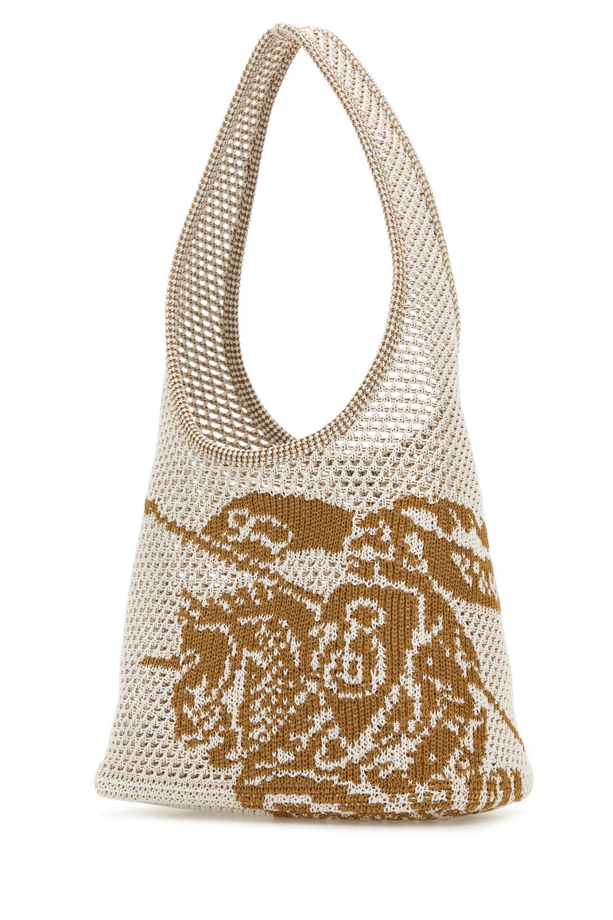 Burberry Women White Crochet Shoulder Bag