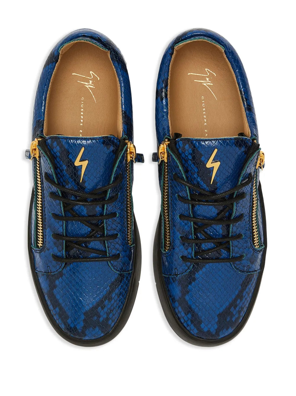 Giuseppe Zanotti Frankie Double-Zip Low-Top Sneakers
