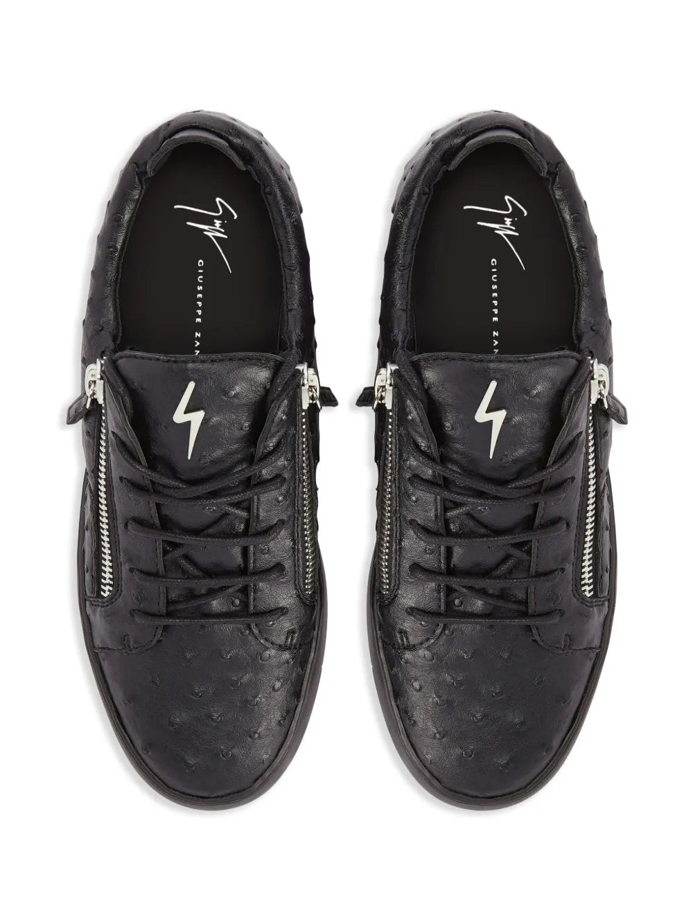 Giuseppe Zanotti Frankie Double-Zip Low-Top Sneakers