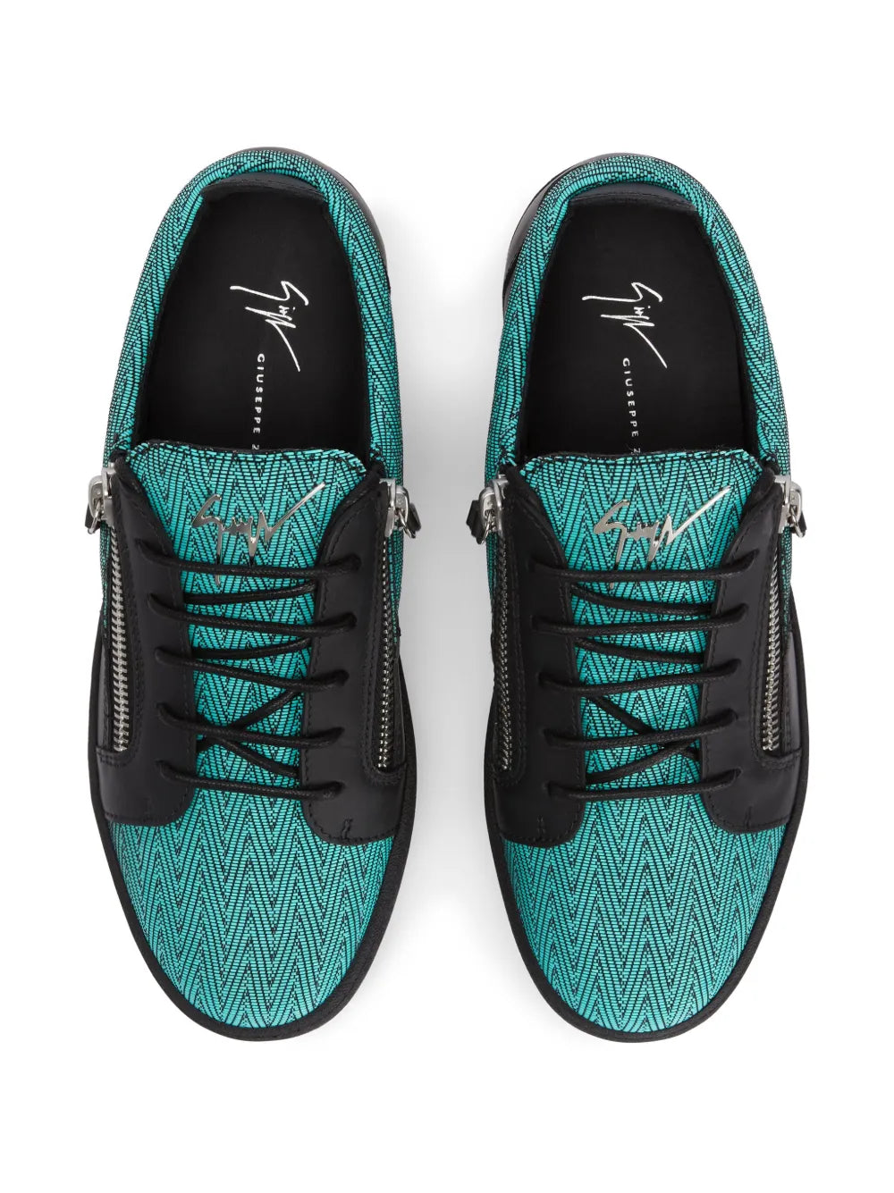 Giuseppe Zanotti Frankie Double-Zip Low-Top Sneakers