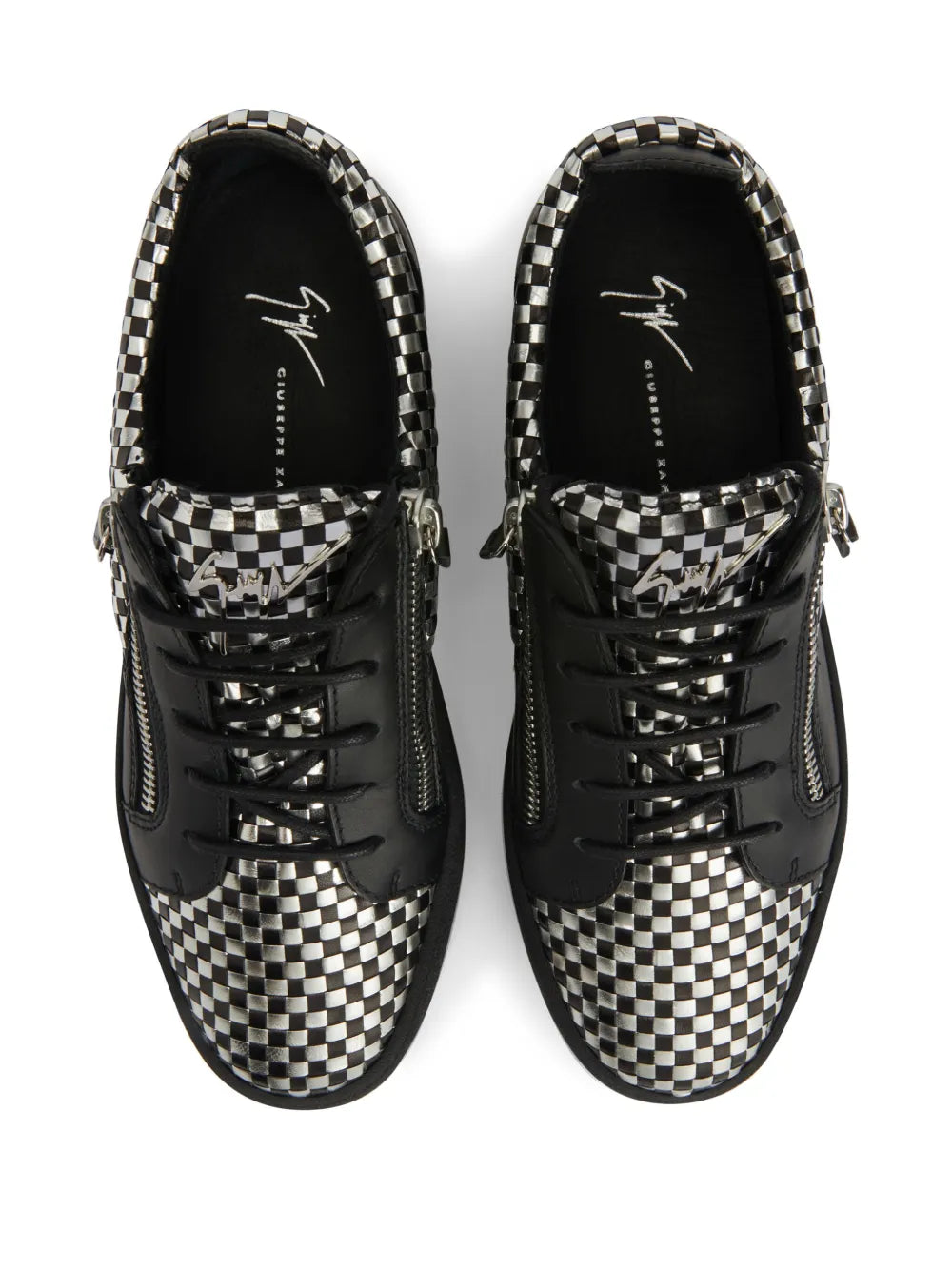 Giuseppe Zanotti Frankie Double-Zip Low-Top Sneakers