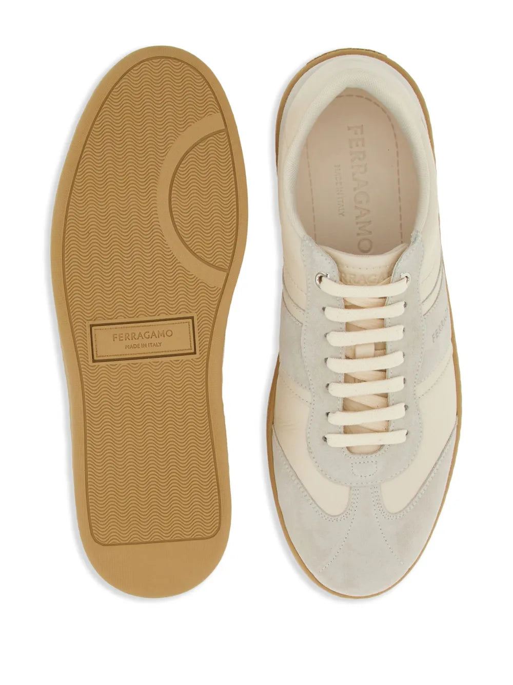 Ferragamo Logo-Debossed Low-Top Sneakers