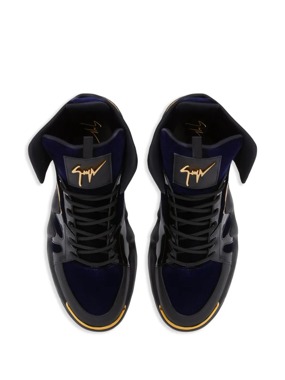 Giuseppe Zanotti Talon High-Top Leather Sneakers