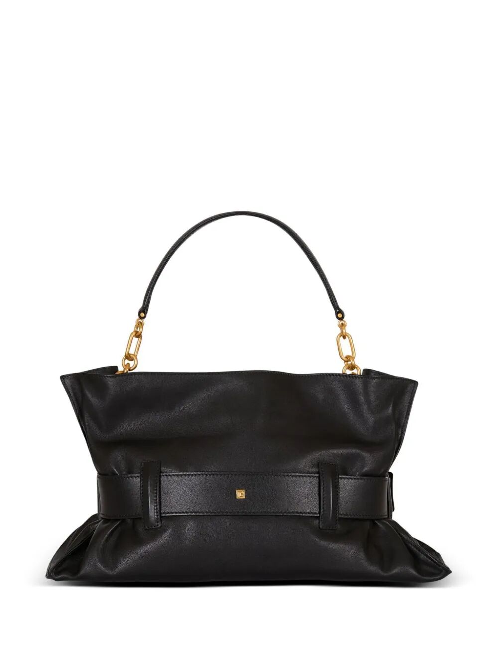 Balmain Women "Anthem" Medium Calfskin Shoulder Bag