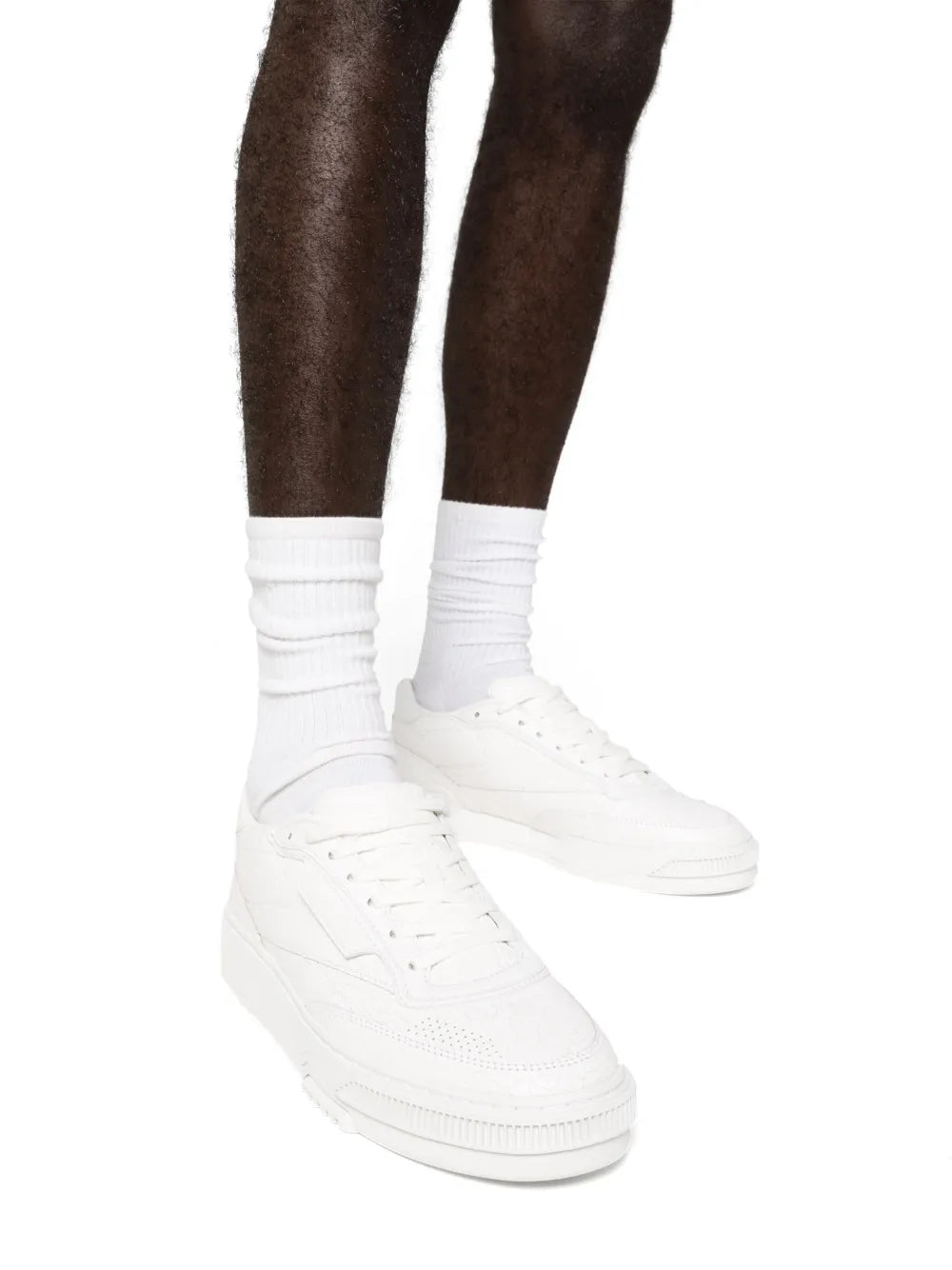 Reebok Ltd Club C Ltd Cracked Leather Sneakers