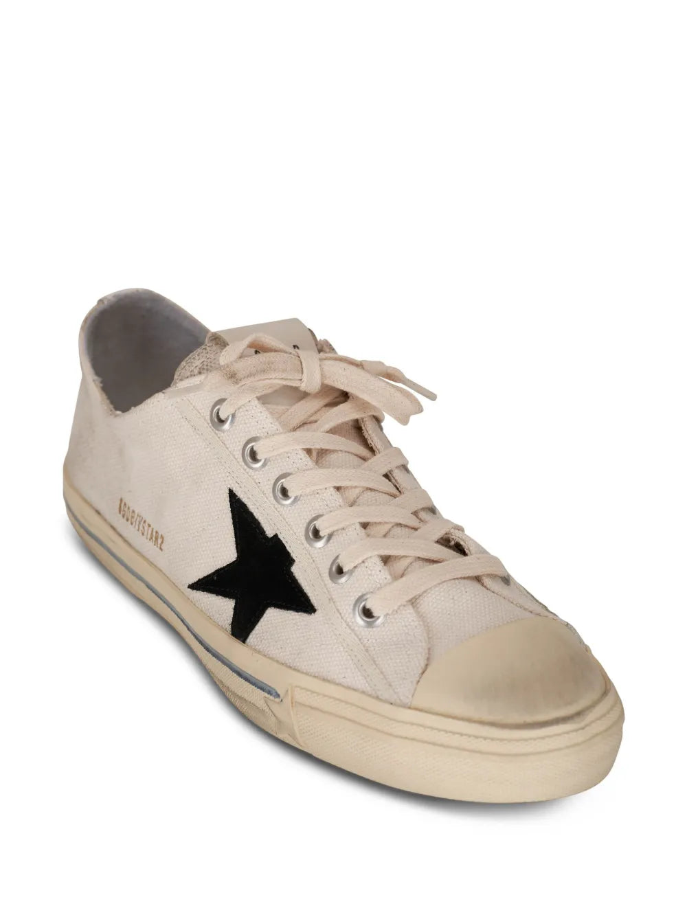 Golden Goose V-Star Distressed Sneakers