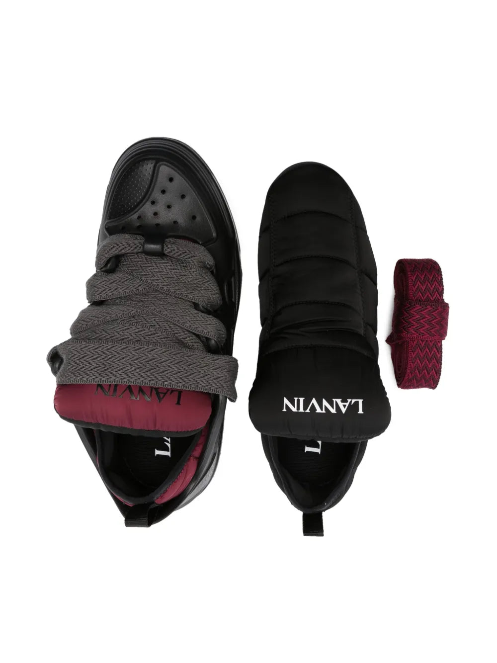Lanvin Curb Removable-Insole Sneakers