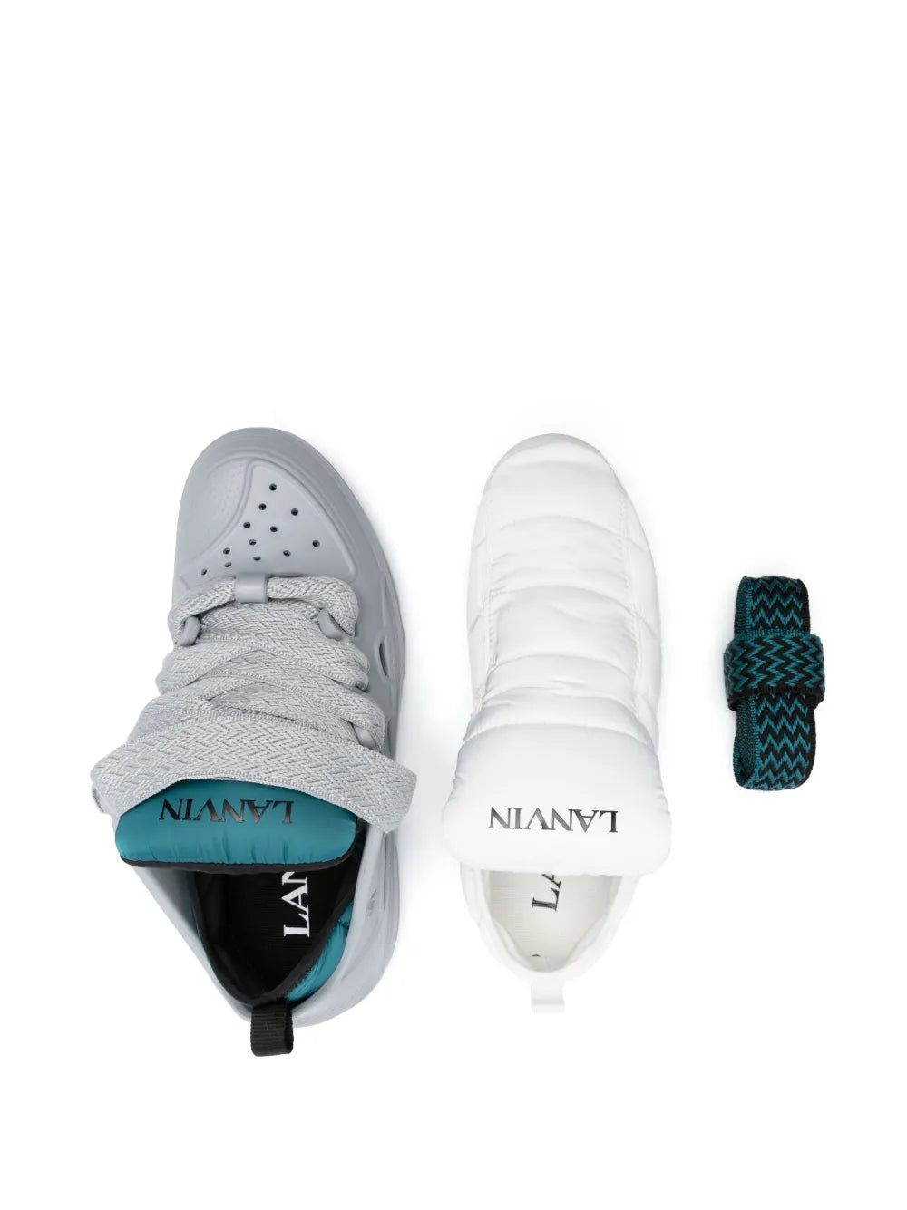 Lanvin Curb Removable-Insole Sneakers