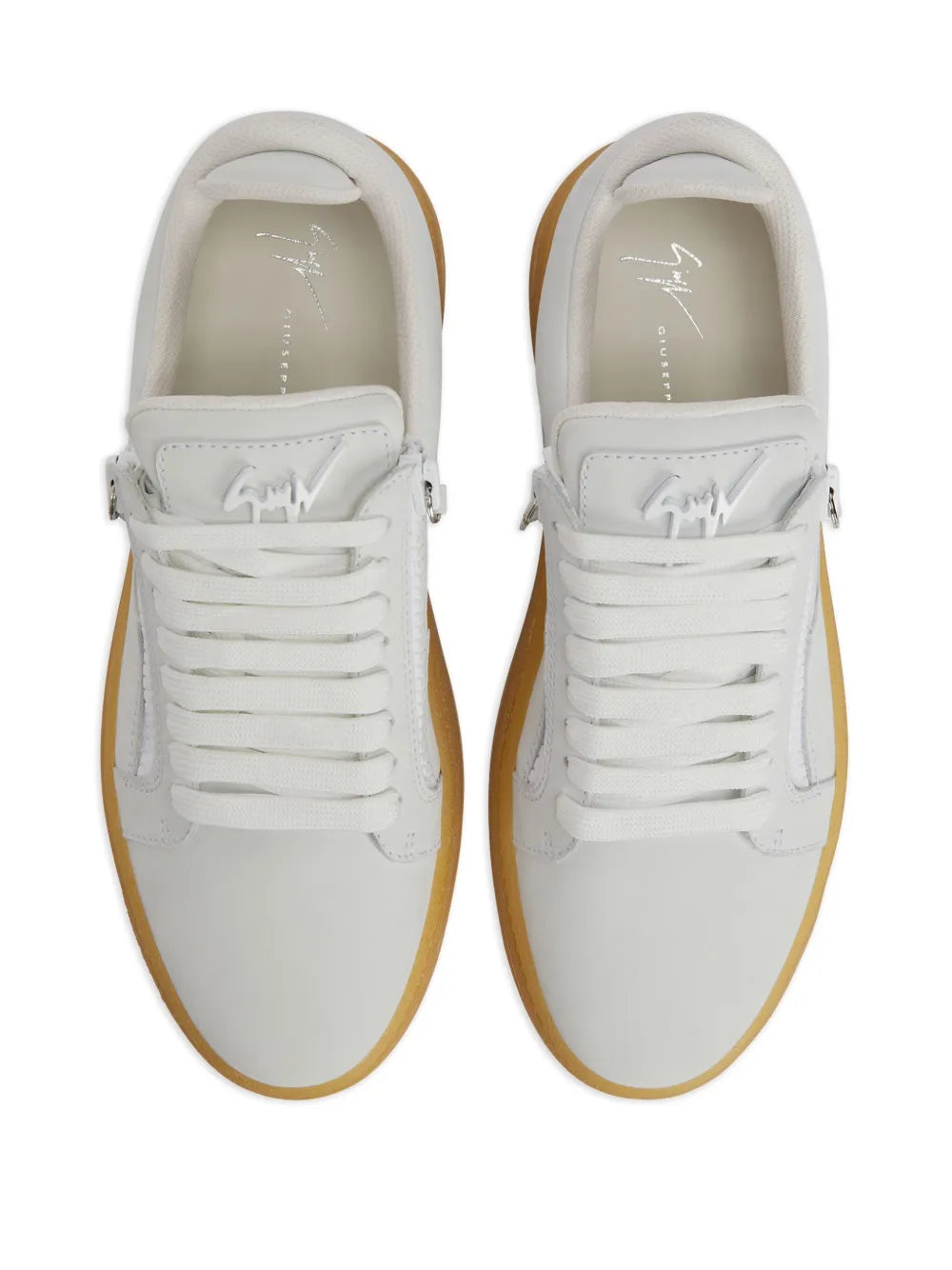 Giuseppe Zanotti Gz94 Leather Double-Zip Low-Top Sneakers