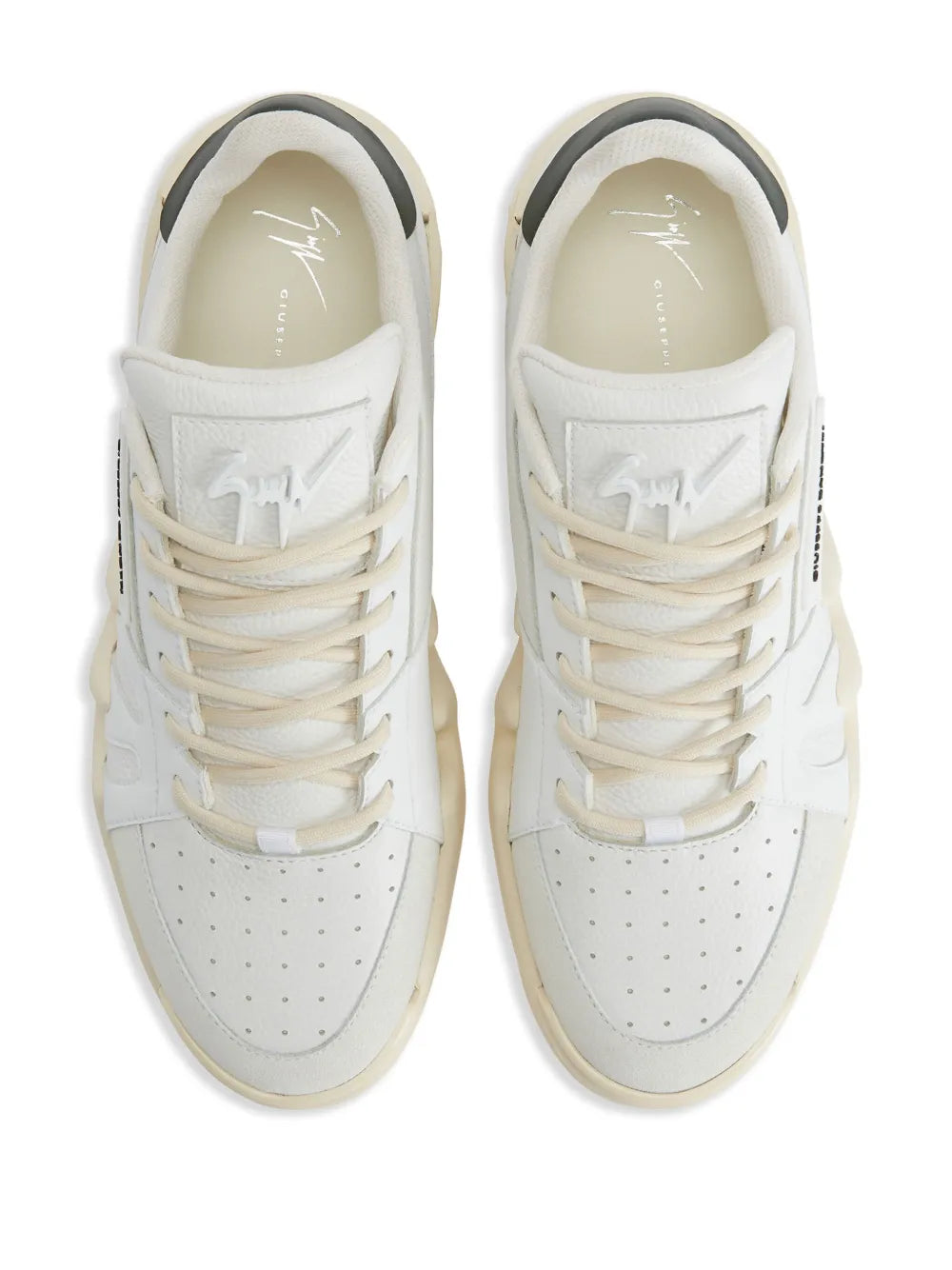 Giuseppe Zanotti Talon Logo-Patch Leather Sneakers