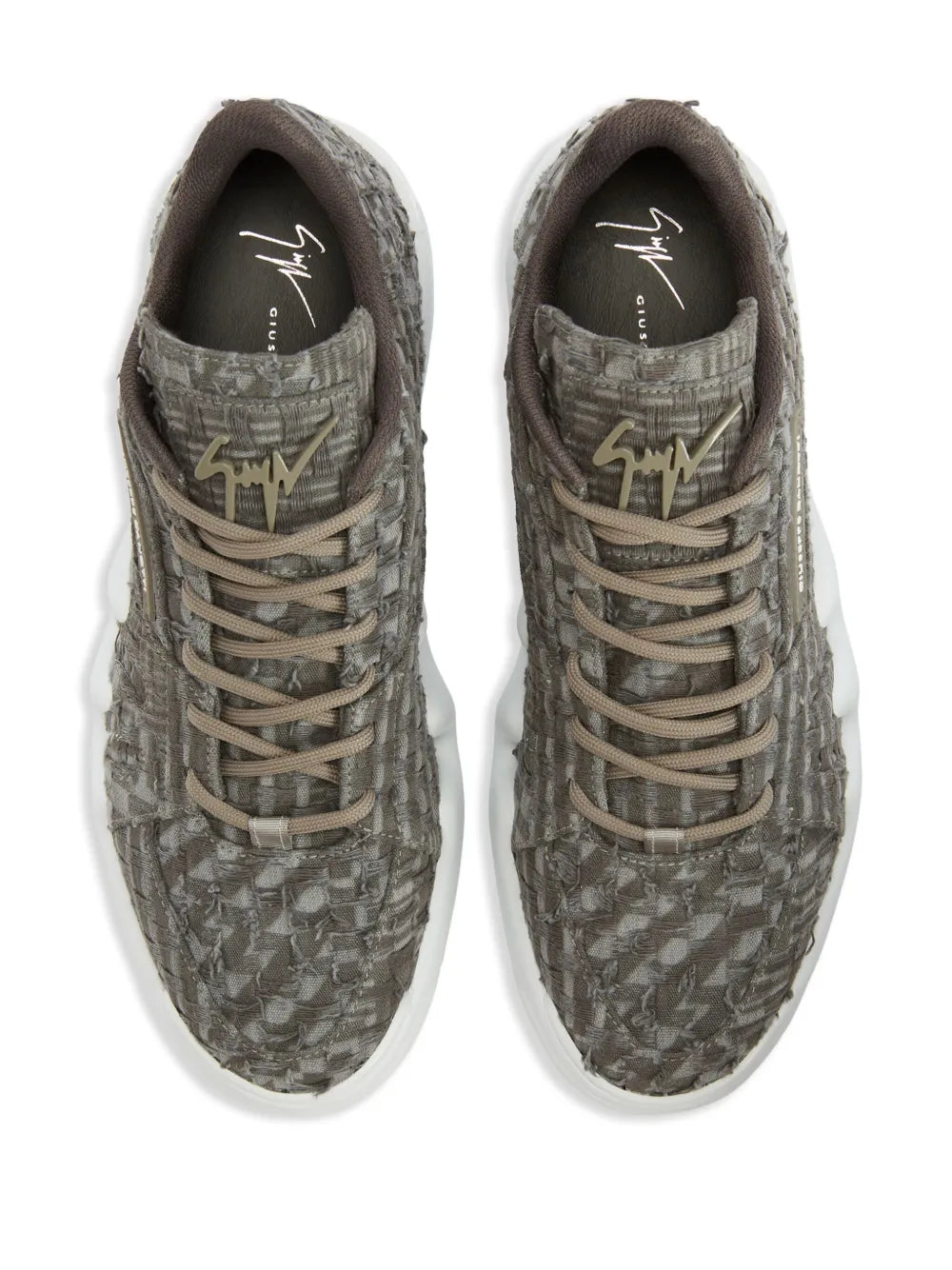 Giuseppe Zanotti Talon Lace-Up Low-Top Sneakers