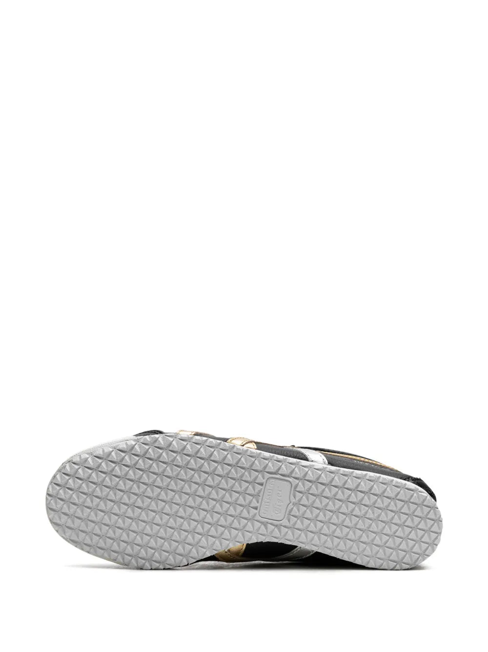 Onitsuka Tiger Mexico 66 Black Gold Silver Sneakers