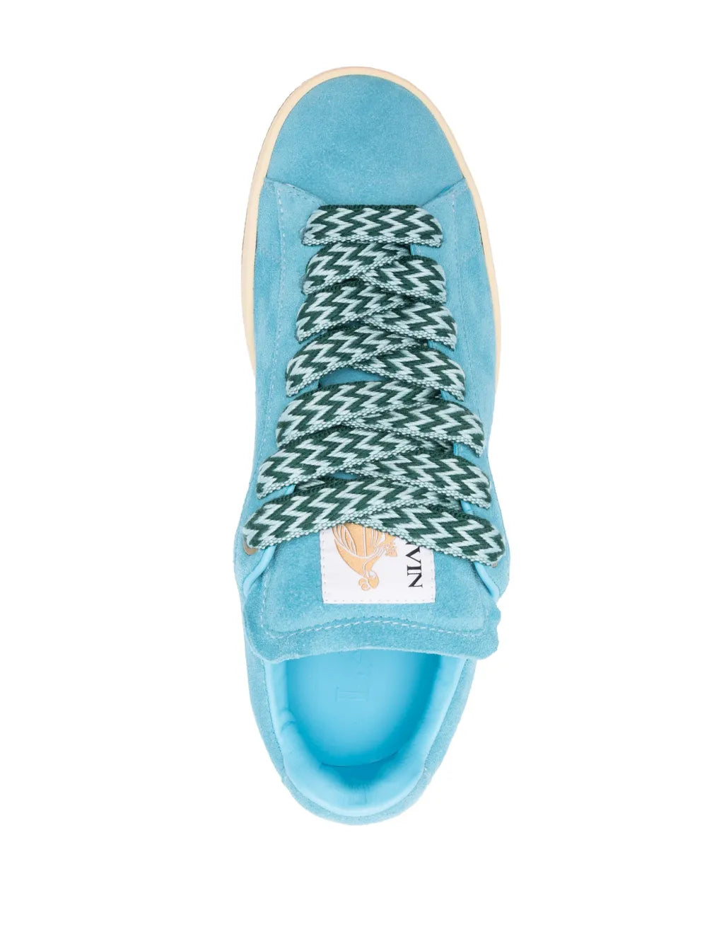 Lanvin Curb Lite Sued Sneakers