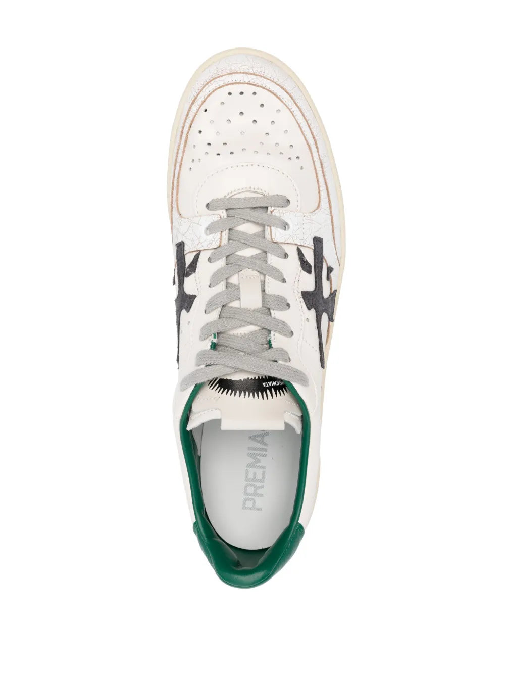 Premiata Clay Low-Top Leather Sneakers