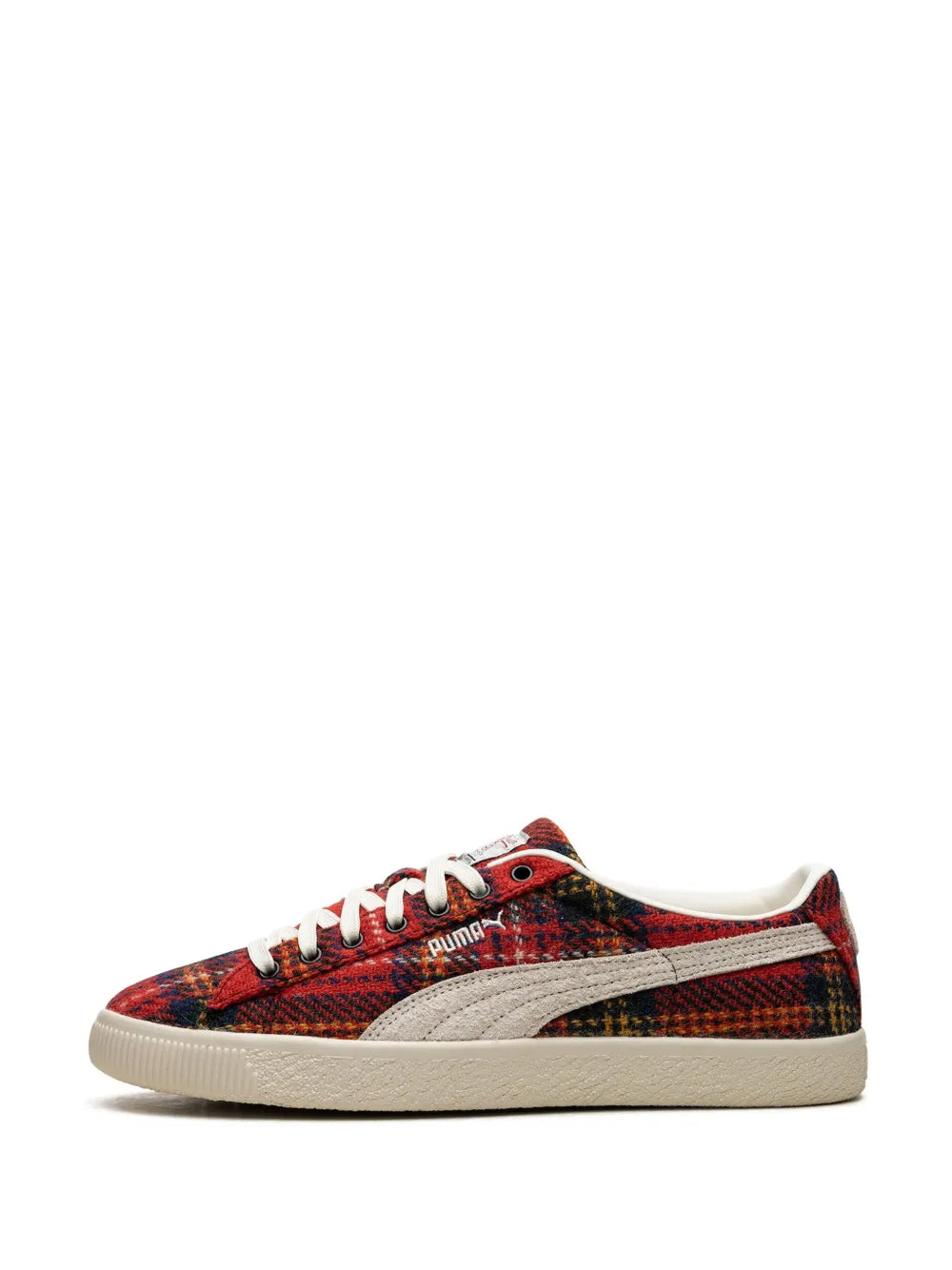 Puma Suede Vtg Harris Tweed Frosted Ivory/Red Sneakers
