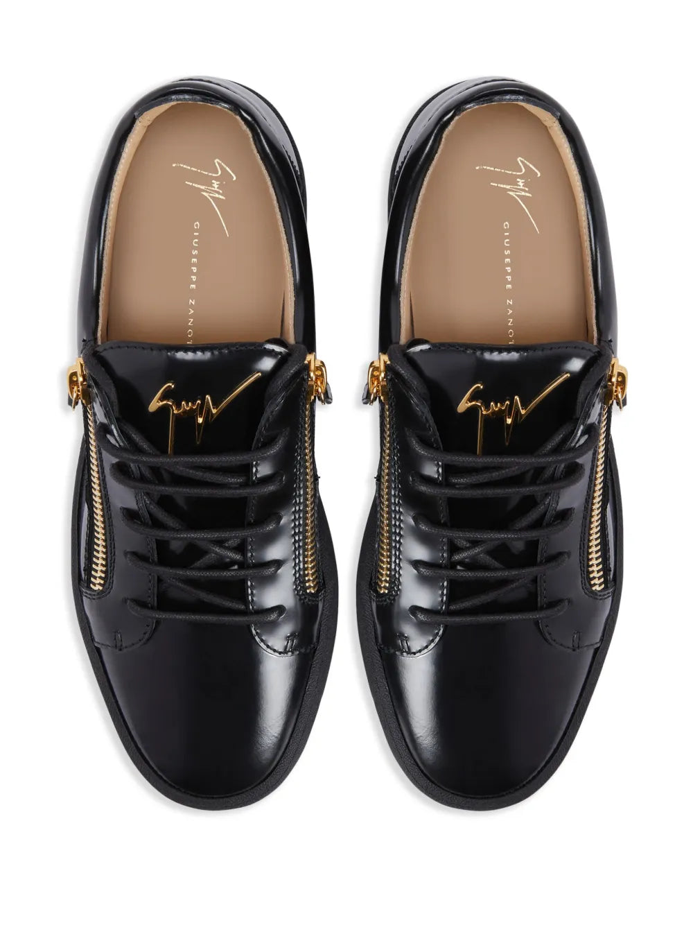 Giuseppe Zanotti Frankie Double-Zip Low-Top Sneakers