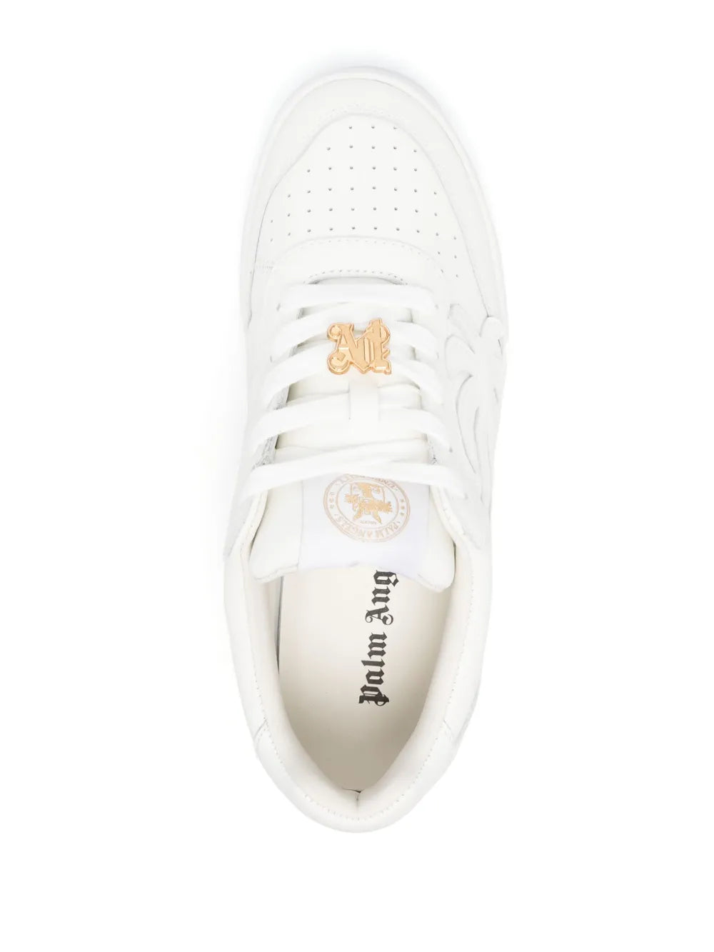 Palm Angels Palm Beach University Leather Sneakers