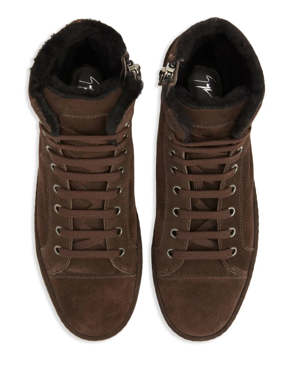 Giuseppe Zanotti Gz-City Suede High-Top Sneakers