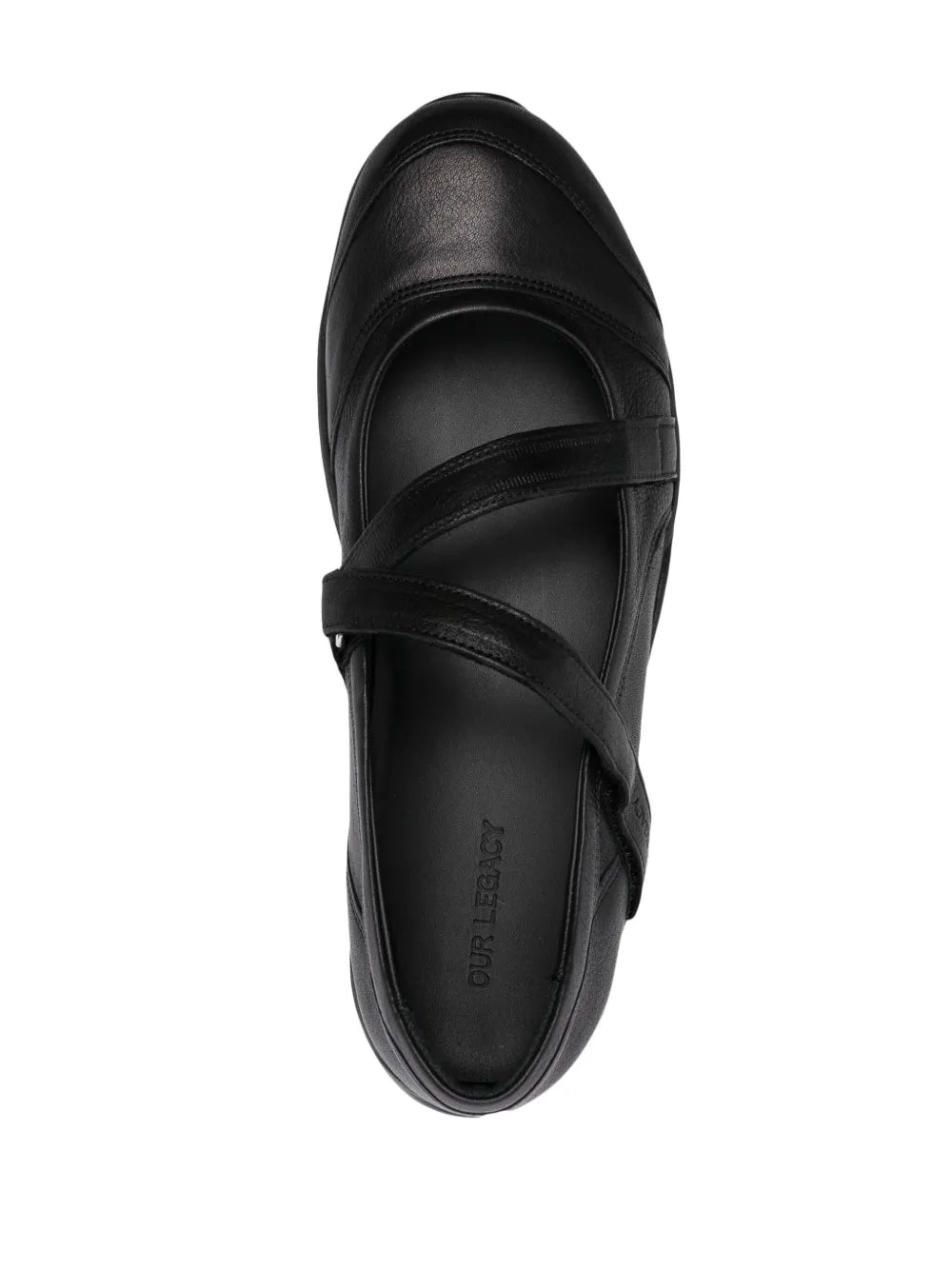 Our Legacy Logo-Debossed Leather Sneakers