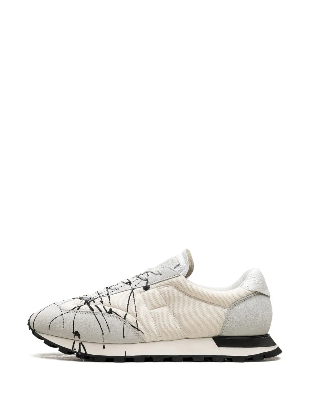 Maison Margiela Panelled Retro Runner Splatter Sneakers