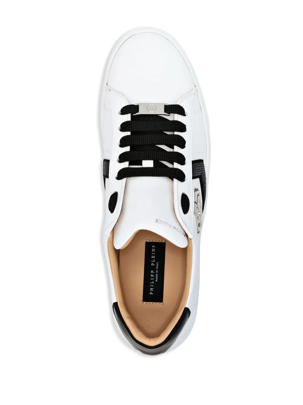 Philipp Plein Arrow Force Strass Hexagon Low-Top Sneakers