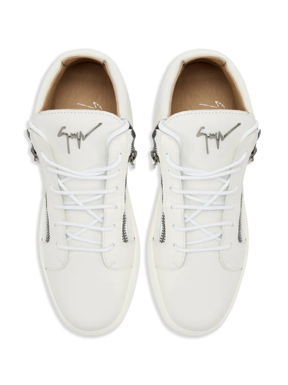 Giuseppe Zanotti Kriss Leather Mid-Top Sneakers
