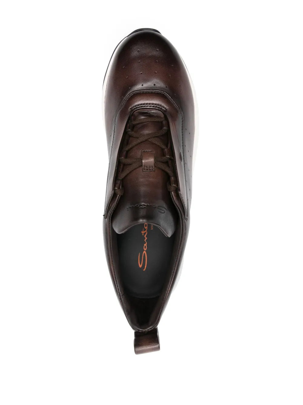 Santoni Leather Sneakers