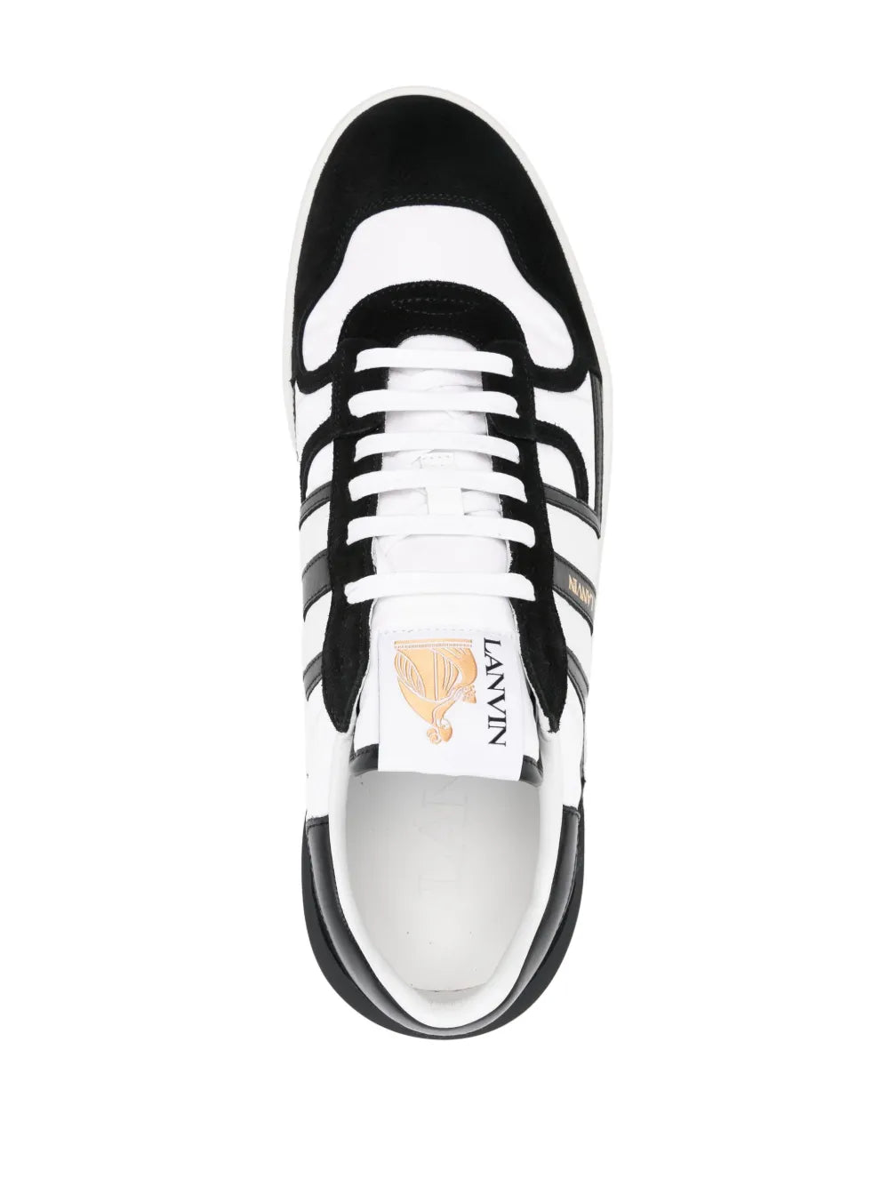 Lanvin Panelled Lace-Up Sneakers